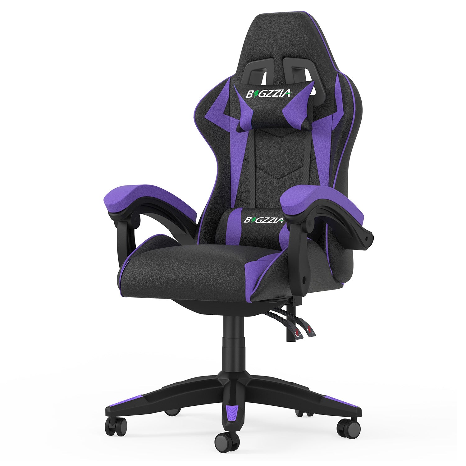 Chaise Gaming, Fauteuil Gamer, Siège de Bureau Réglable, Ergonomique, Appui-tête, Support Lombaire