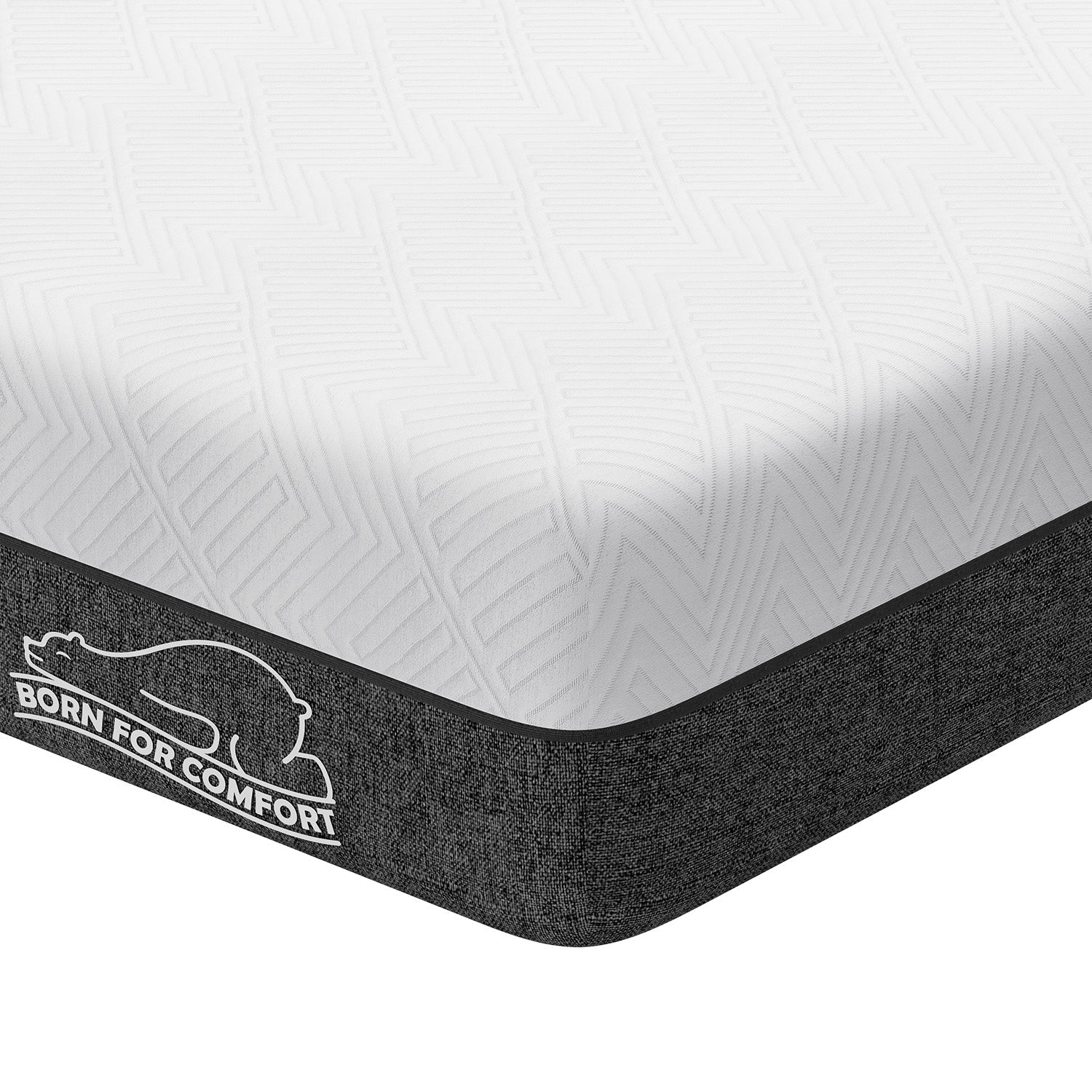 Matelas en Mousse à Mémoire de Forme, Tissu Doux, Matelas Hypoallergénique, Housse Respirante, 2 Couches pour un Meilleur Soutien