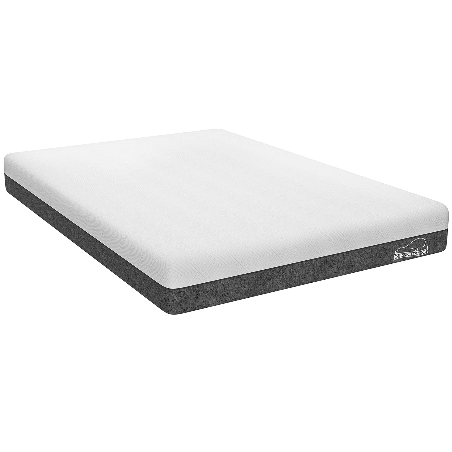 Matelas en Mousse à Mémoire de Forme, Tissu Doux, Matelas Hypoallergénique, Housse Respirante, 2 Couches pour un Meilleur Soutien