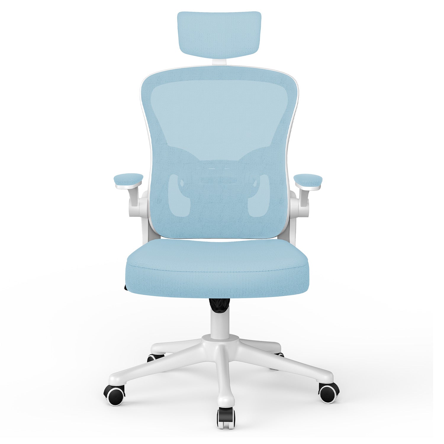 Chaise de Bureau, Siege de Bureau Ergonomique avec Support Lombaire et accoudoir réglable, Fauteuil de Bureau d'une capacité maximale de 150 kg