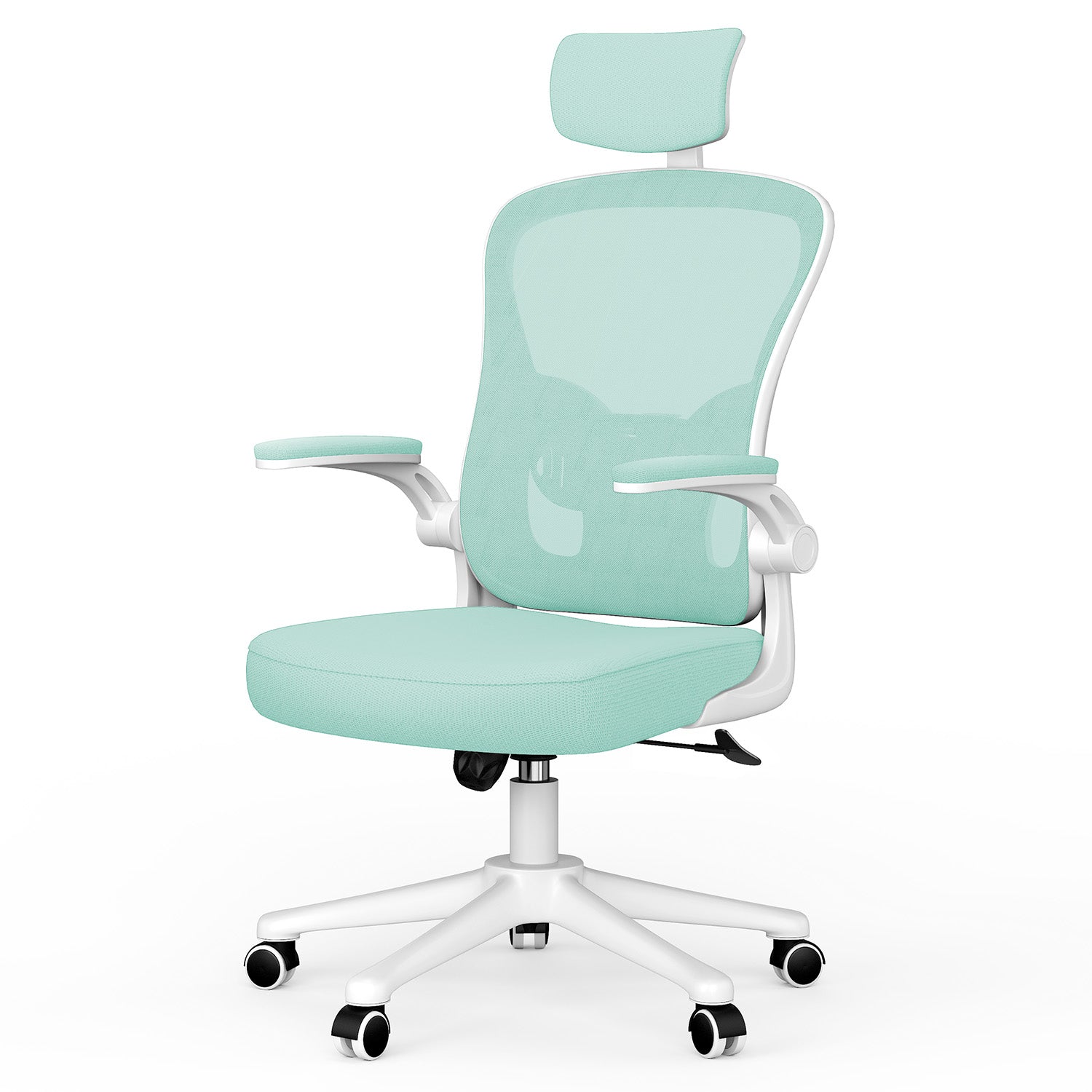 Chaise de Bureau, Siege de Bureau Ergonomique avec Support Lombaire et accoudoir réglable, Fauteuil de Bureau d'une capacité maximale de 150 kg