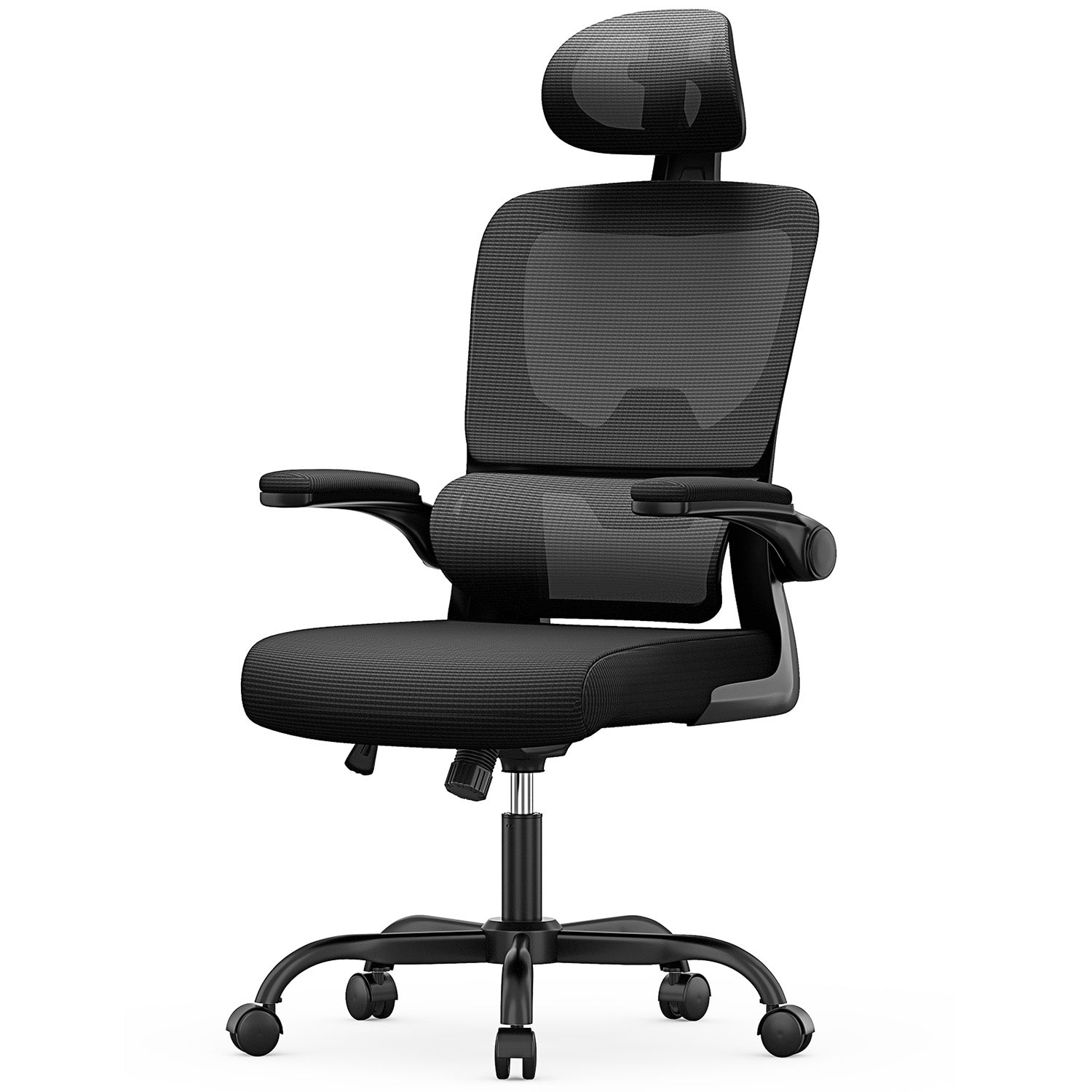 Chaise de Bureau, Siege de Bureau Ergonomique avec Support Lombaire et accoudoir réglable, Fauteuil de Bureau d'une capacité maximale de 150 kg