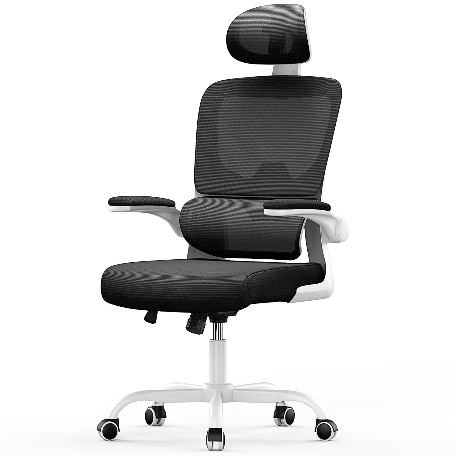 Chaise de Bureau, Siege de Bureau Ergonomique avec Support Lombaire et accoudoir réglable, Fauteuil de Bureau d'une capacité maximale de 150 kg