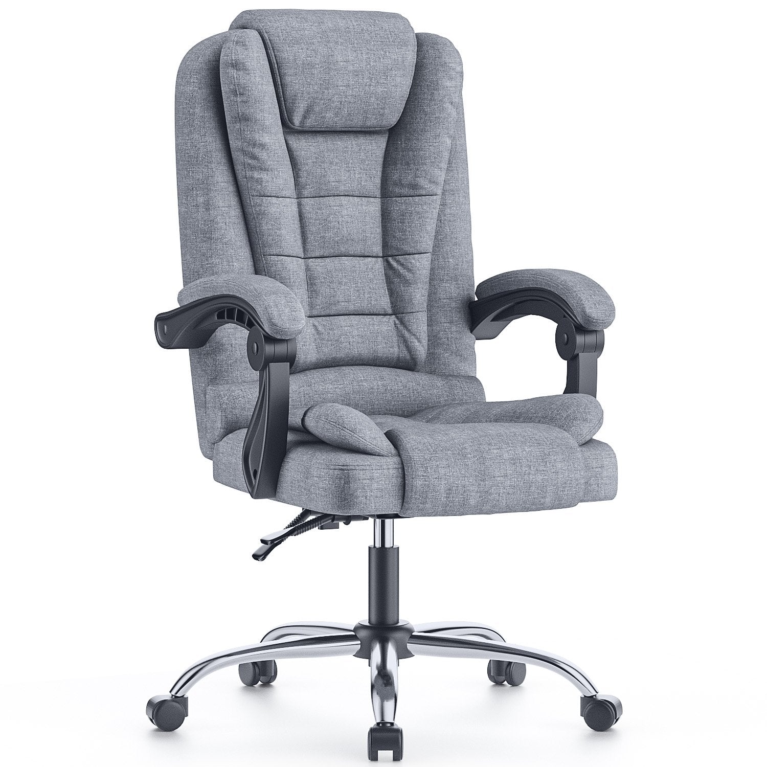 Chaise de bureau ergonomique en cuir de haute qualité avec fonction inclinable pour le bureau à domicile